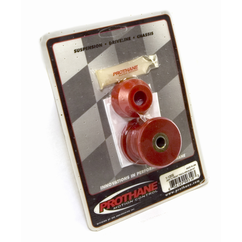 Jeep Wrangler TJ Bushing Kit - Front - Rugged Ridge - Trackbar Polyurethane - Red - `97-`06